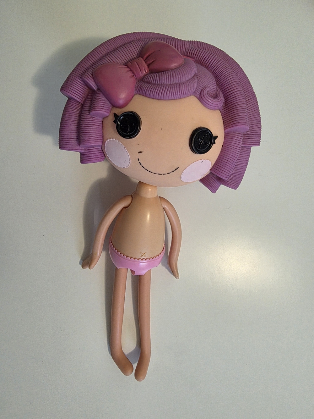 Lalaloopsy PILLOW FEATHERBED 2009 Full Size 12" Doll Only - No Clothes - MGA